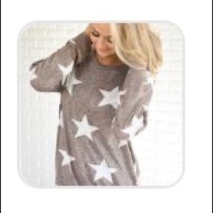 🌸 5 for $20 Purple Star Long Sleeved Top
